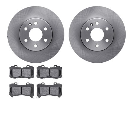 DYNAMIC FRICTION CO 6502-48345, Rotors with 5000 Advanced Brake Pads 6502-48345